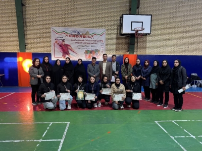 کسب مقام سوم مسابقات داژبال استان اردبیل