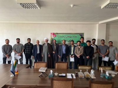 برگزاری مراسم تجلیل از تیم فوتسال موسسه آموزش عالی مقدس اردبیلی